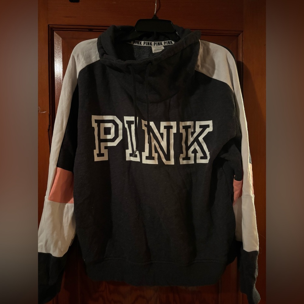 Victoria Secret PINK cowl neck sweatshirt size L